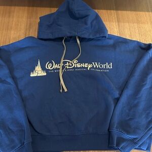 Disney World 50th anniversary cropped hoodie